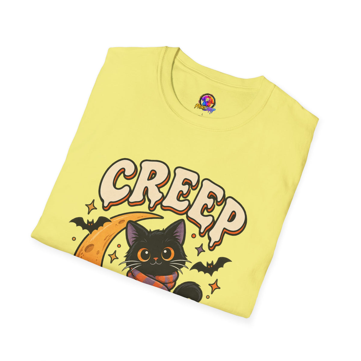 Creep It Cozy Halloween Cat T-Shirt
