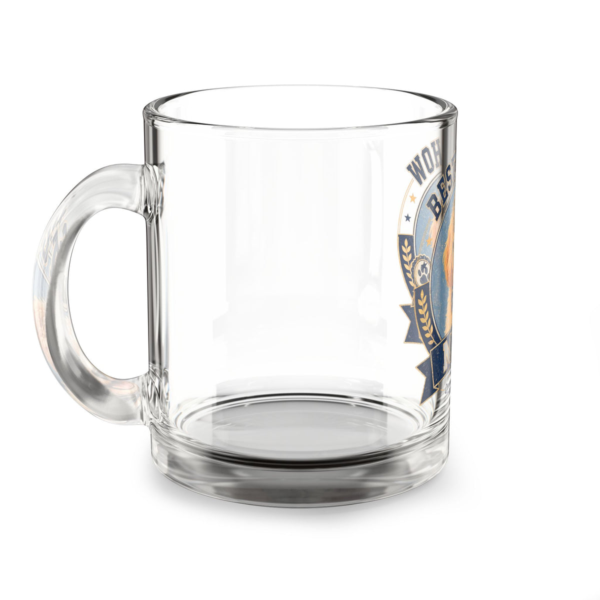 Best in Show Personalized Dog Glass Mug — "Milo" Class of 2026 Pet Lover Gift Milo Bailey Dog Dad Mom  Glass Mug 10 oz
