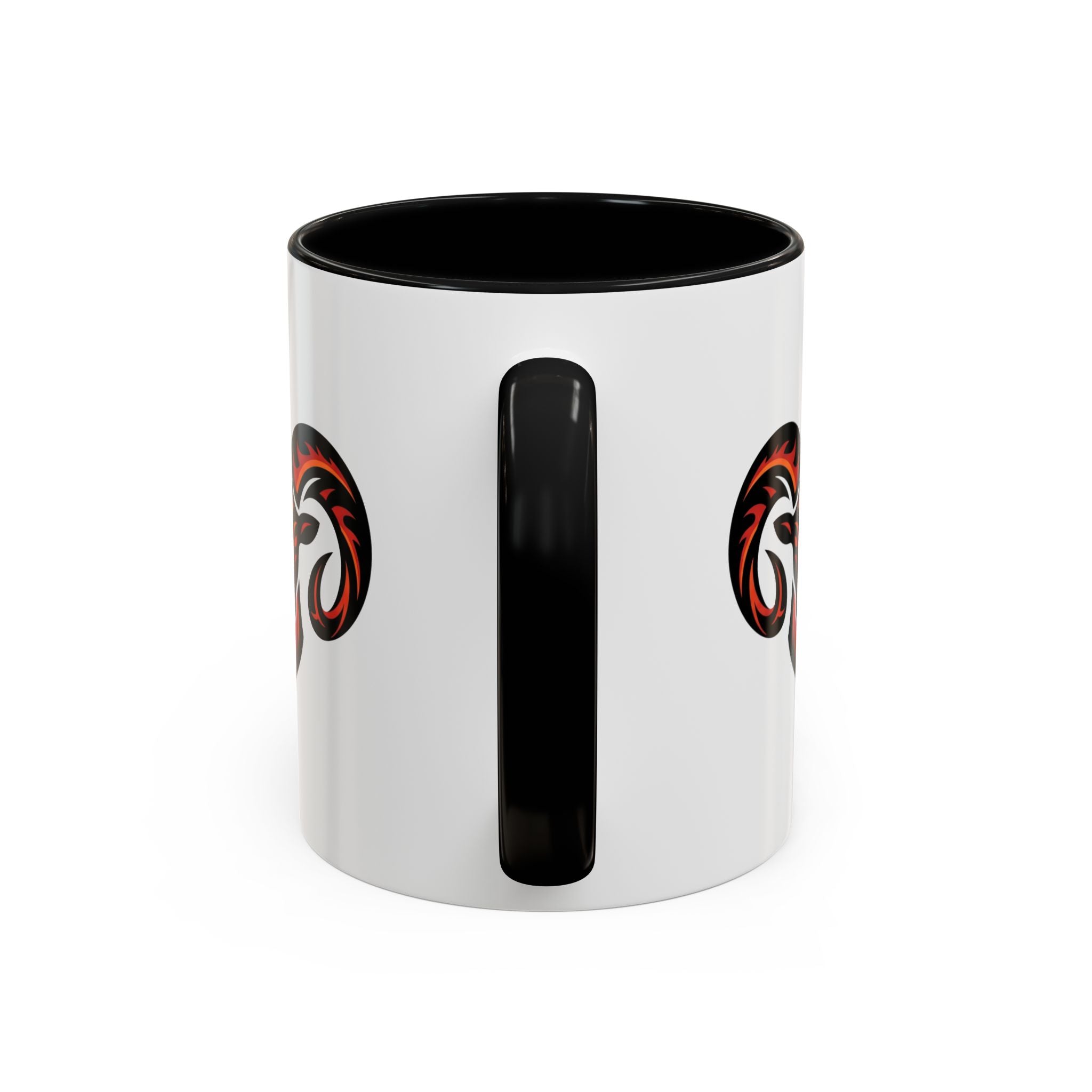 Ram Head Coffee Mug — Bold Tribal Goat Design Accent Mug