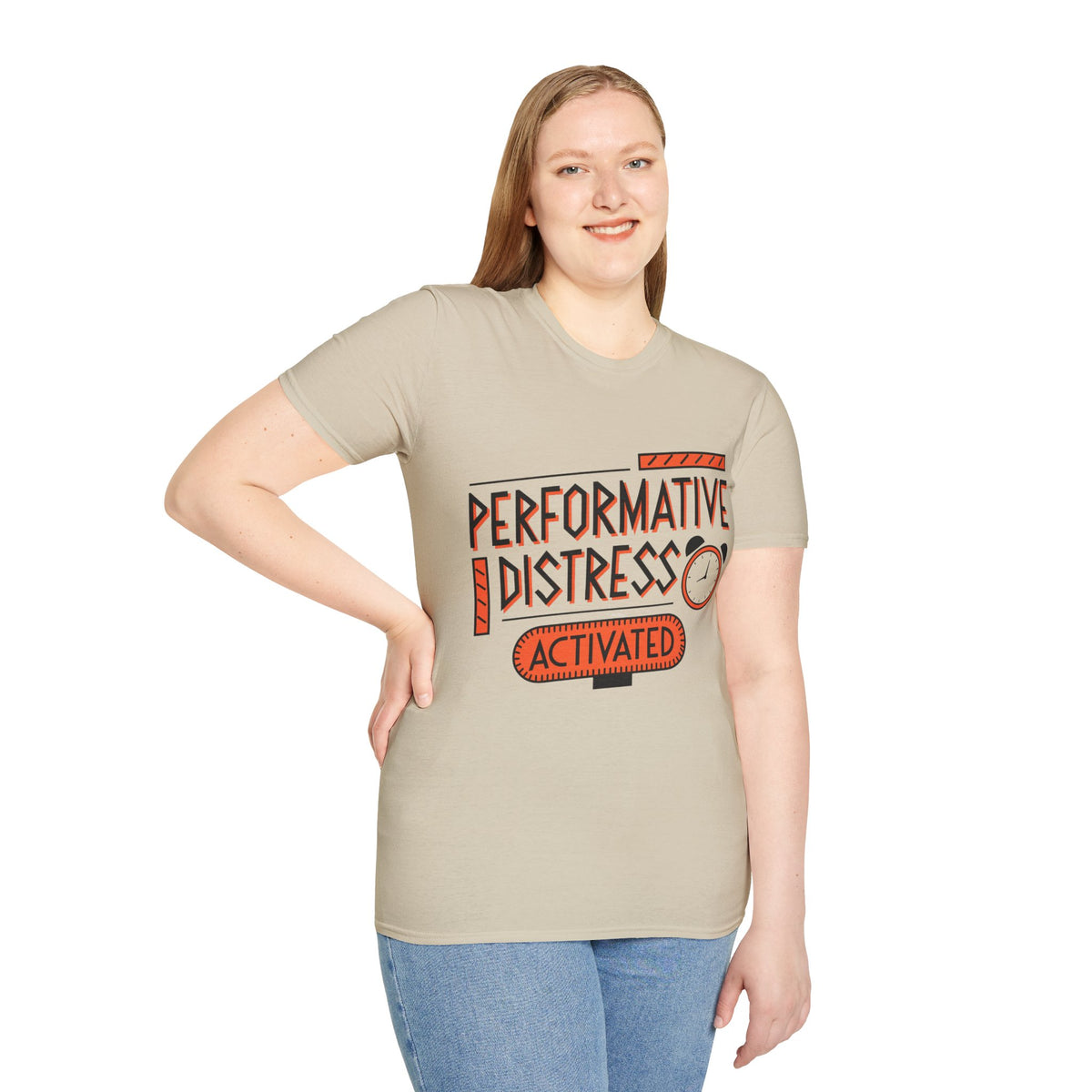Performative Distress Activated T-Shirt - Trending Now - August 2026