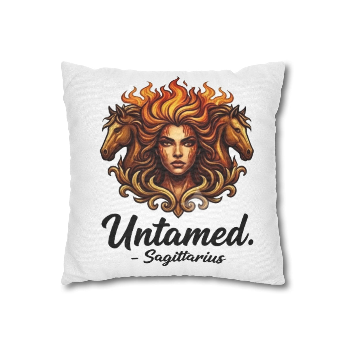 Sagittarius 'Untamed' Decorative Pillowcase – Astrology Zodiac Home Accent