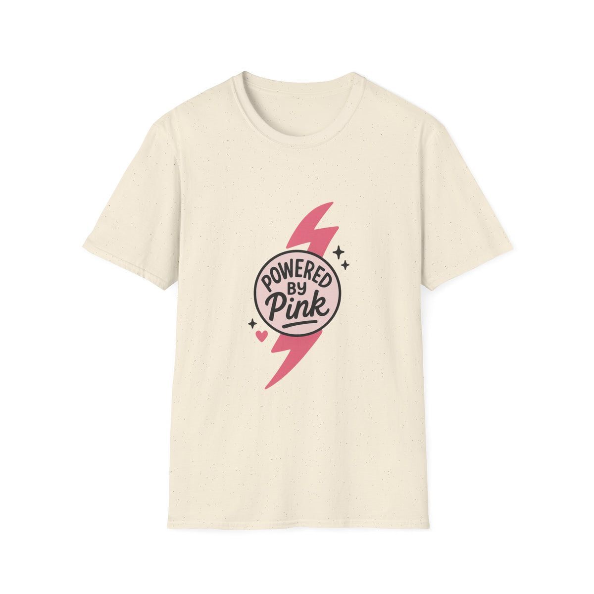 Pink Power Bolt T-Shirt — Flowers in Pink Graphic Tee - Trending Now - October 2026