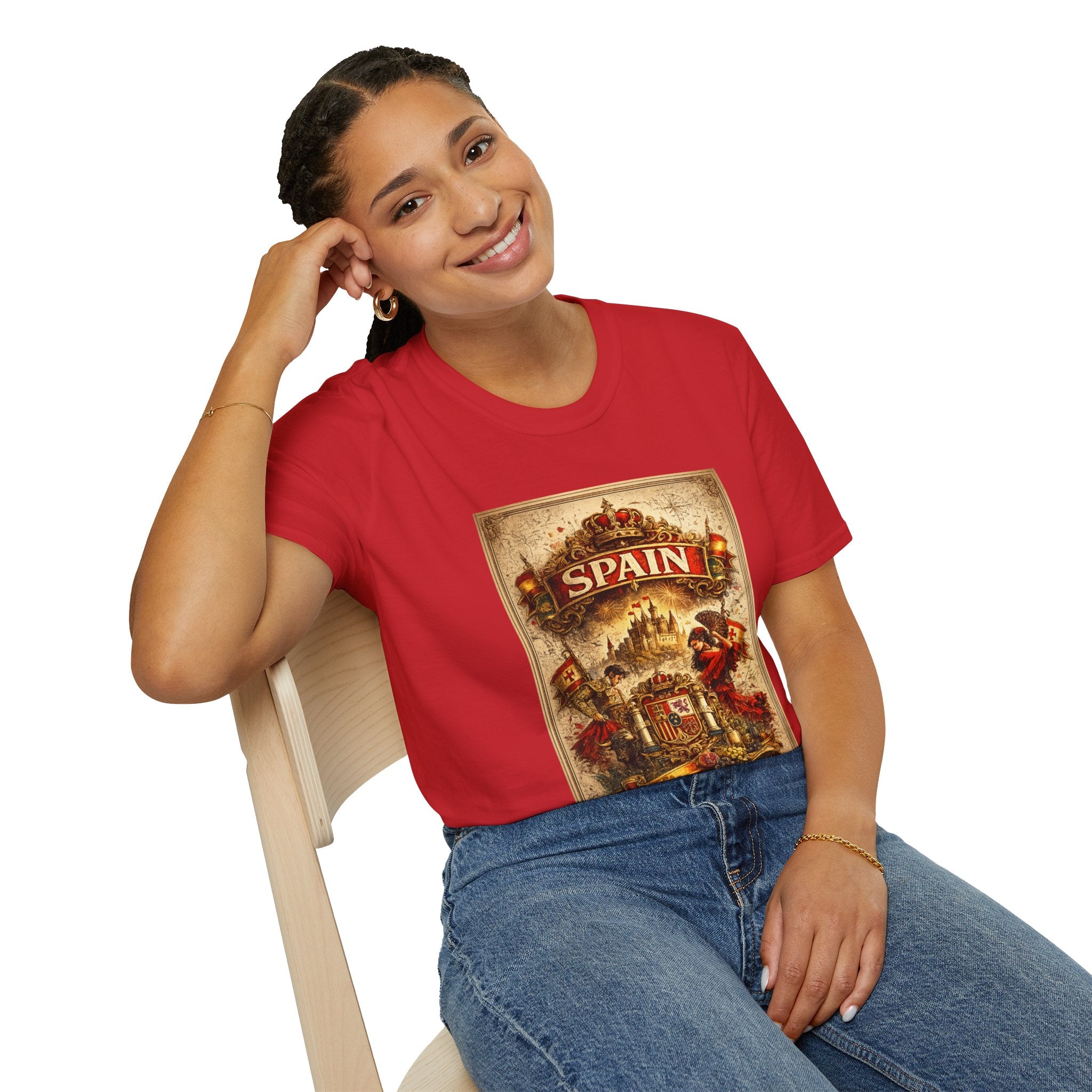 Spain Vintage Travel Graphic T‑Shirt — Retro Spanish Landmark Tee