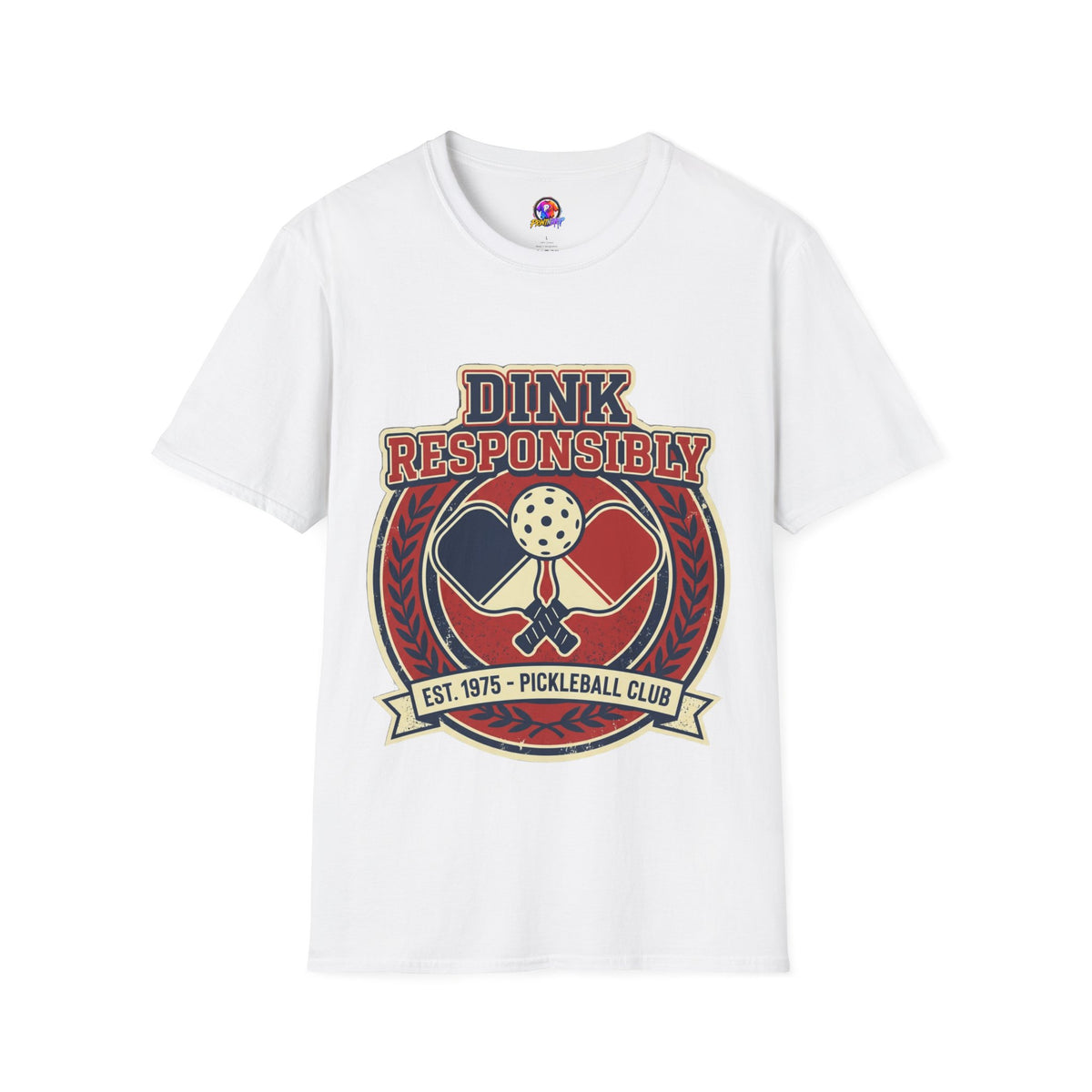 Pickleball T‑Shirt — "Dink Responsibly" Vintage Pickleball Club Tee