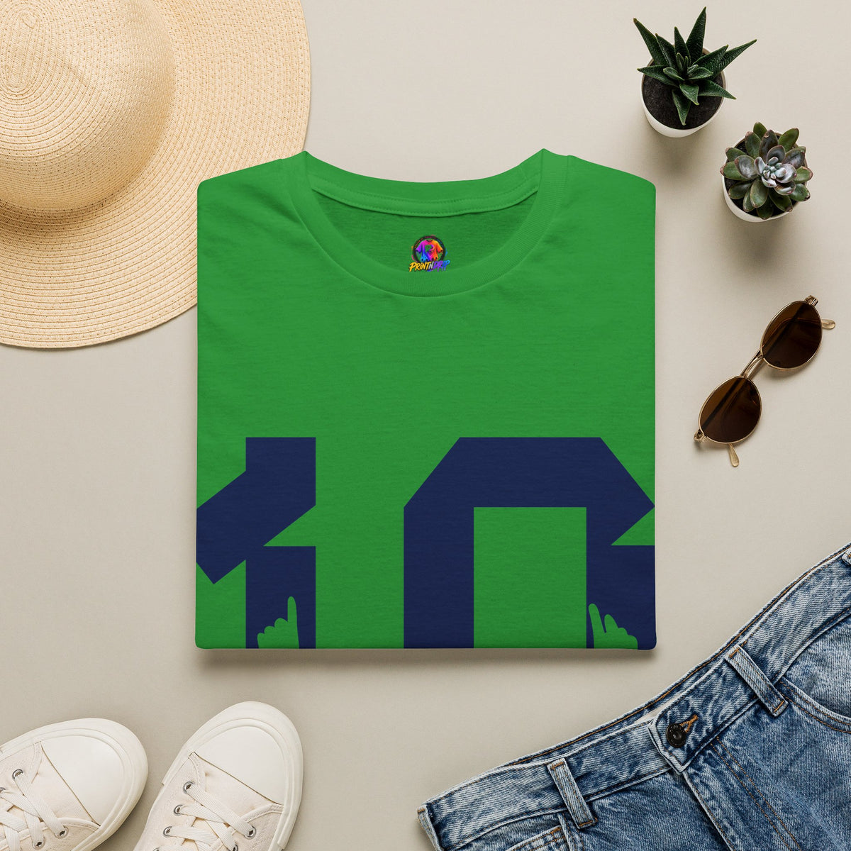 Number 10 Jersey T-Shirt — Retro Athletic Graphic Tee