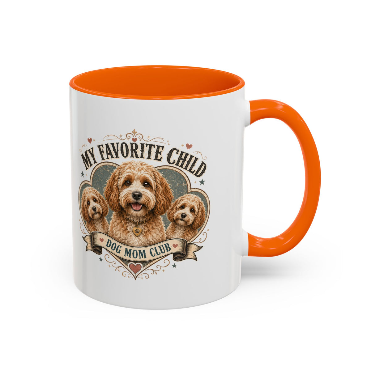 Milo Bailey Dog Dad Mom Dog Mom Club Coffee Mug — “My Favorite Child” Cute Labradoodle Gift