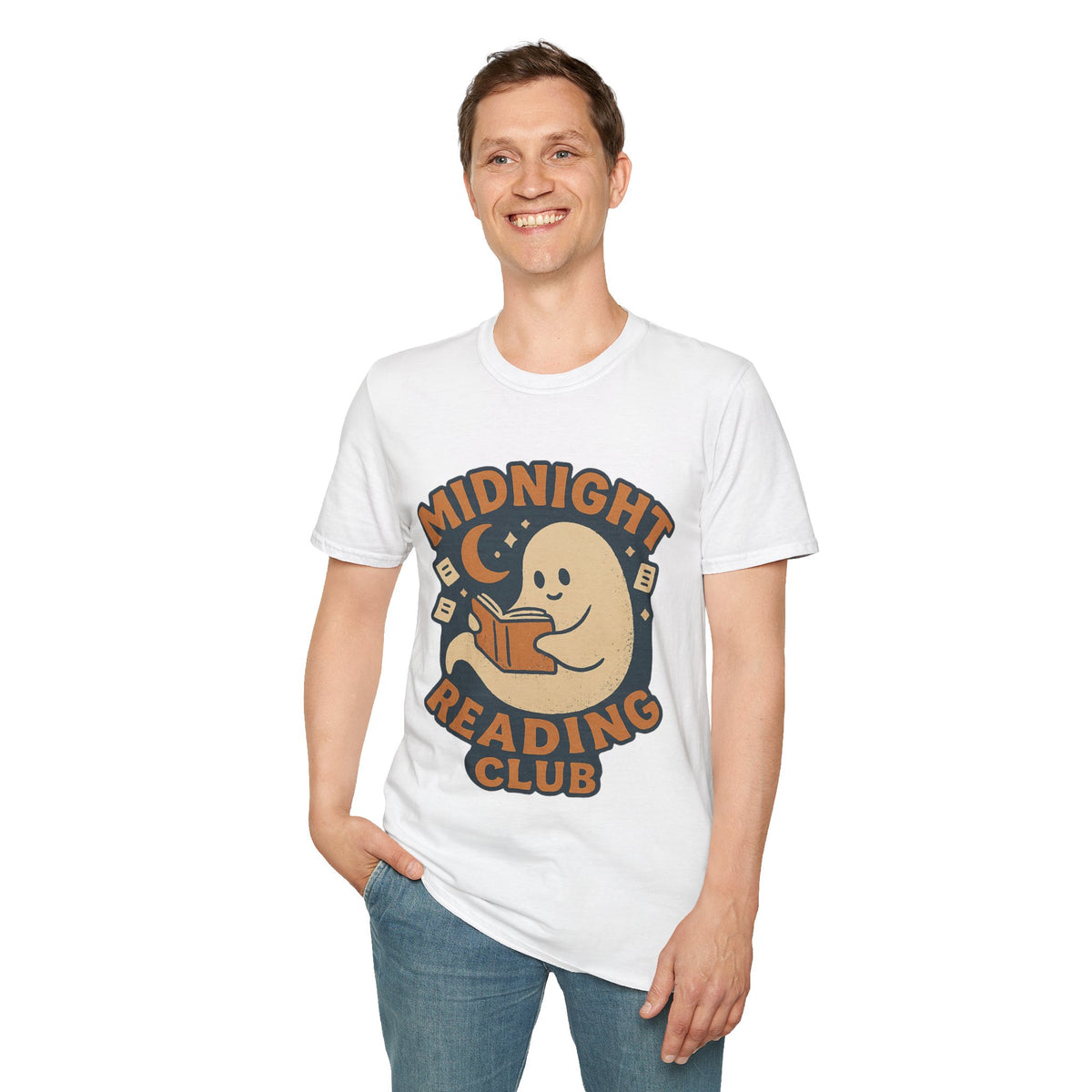 Midnight Reading Club T-Shirt — Cute Ghost Booklover Tee - Trending Now - August 2026