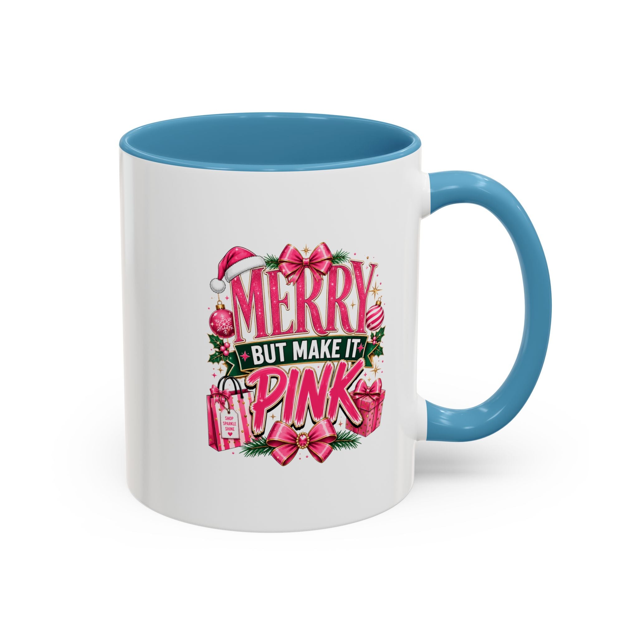 Accent Coffee Mug Merry Pink