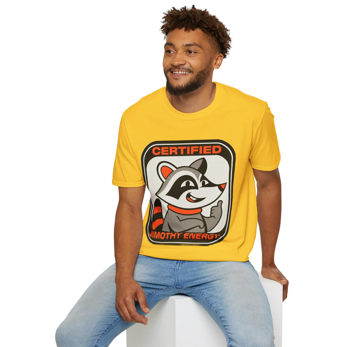 Certified Timothy Energies T-Shirt — Retro Raccoon Graphic Tee - Trending Now - August 2026