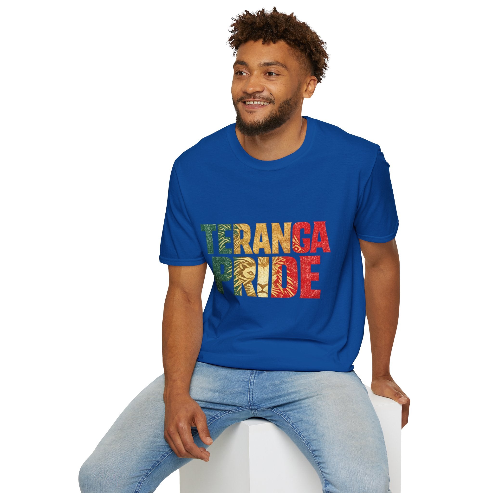 Senegal Teranga Pride T-Shirt — Senegal Flag Colors & Lion Graphic