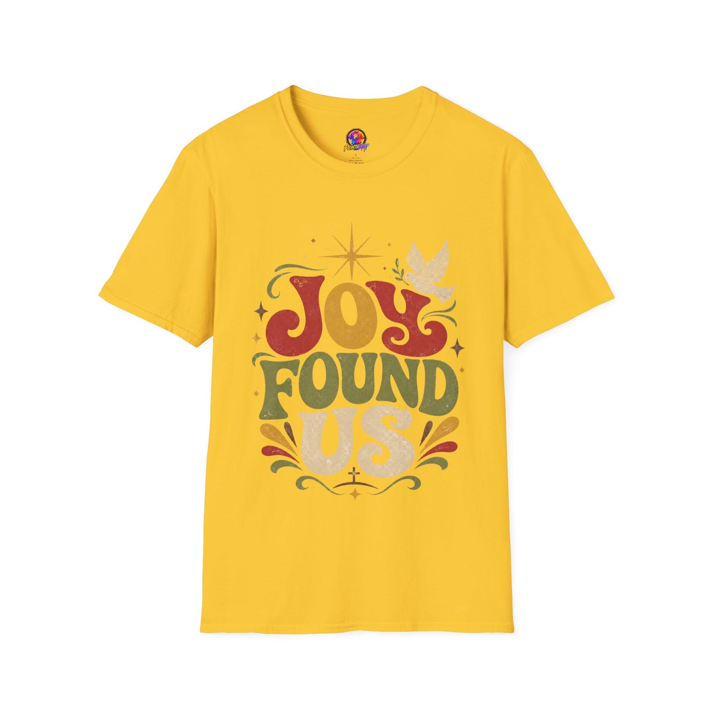 Joy Found Us T‑Shirt — Retro Christmas Holiday Graphic Tee