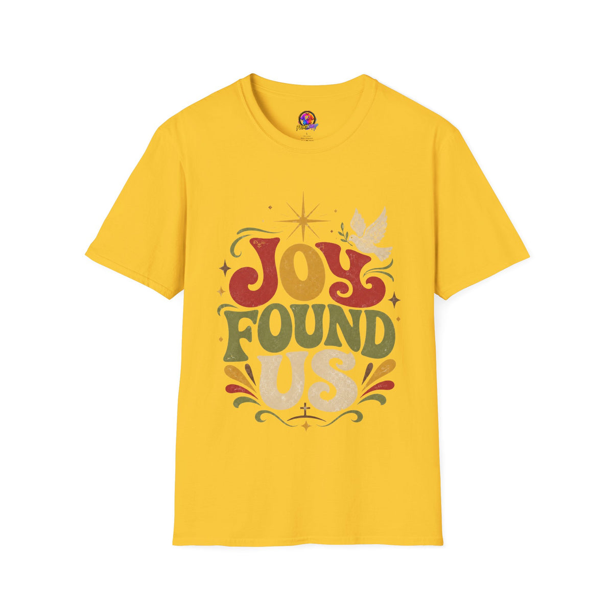 Joy Found Us T‑Shirt — Retro Christmas Holiday Graphic Tee