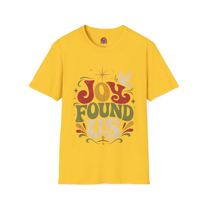 Joy Found Us T‑Shirt — Retro Christmas Holiday Graphic Tee