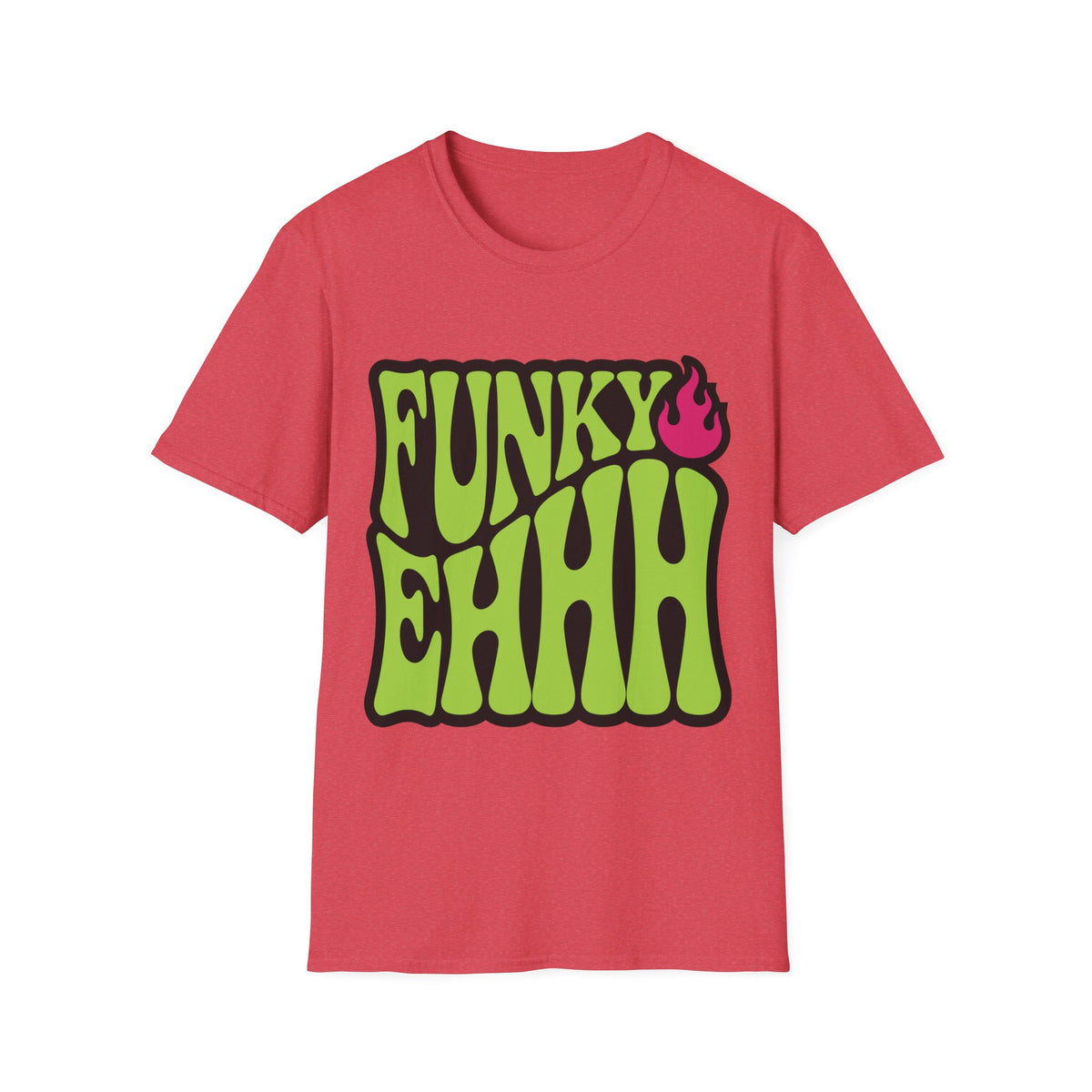 Funky Chili T-Shirt — Retro Psychedelic Green Flame Graphic Tee - Trending Now - August 2026