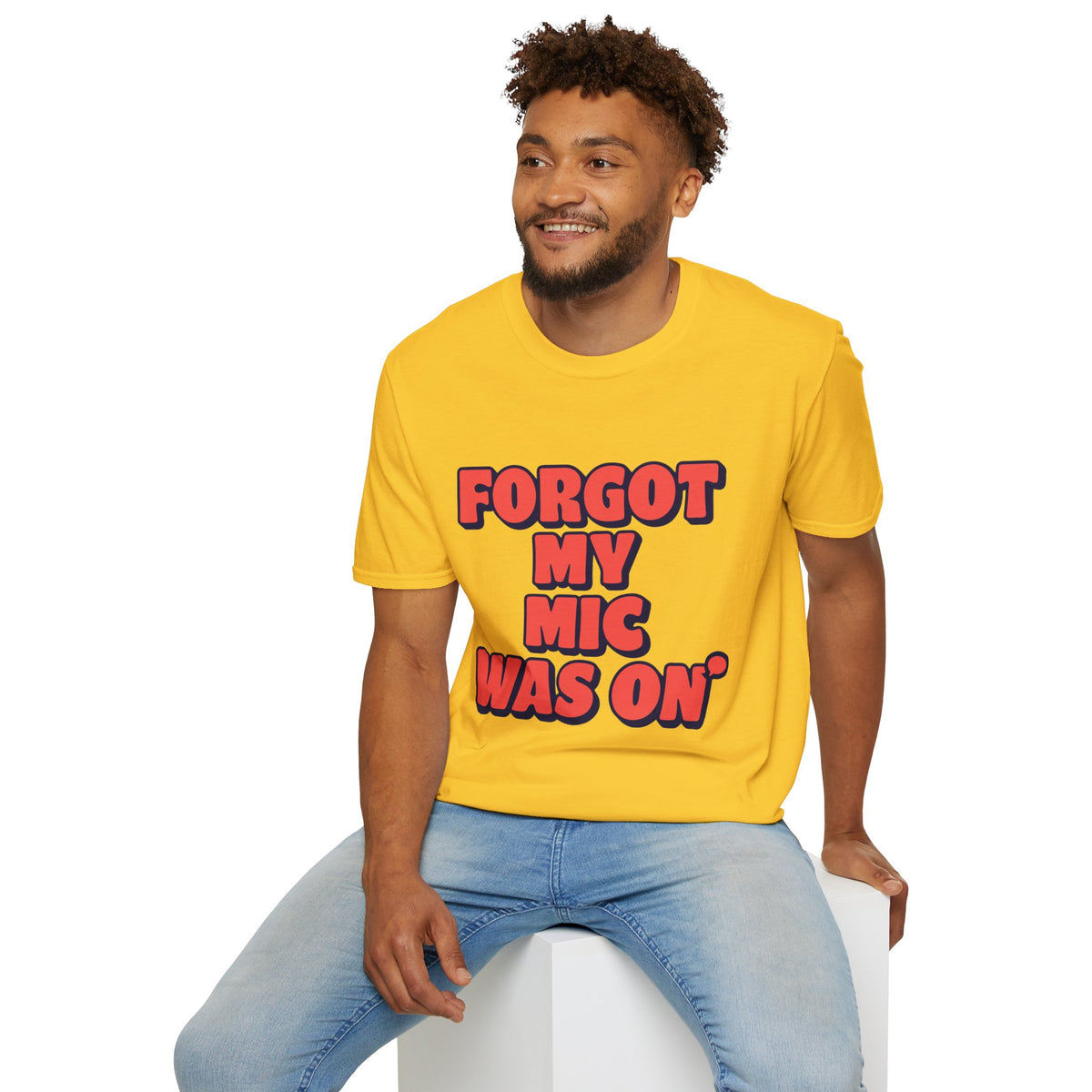 Forgot My Mic Was On T‑Shirt — Funny Video Call Graphic Tee - Trending Now - August 2026