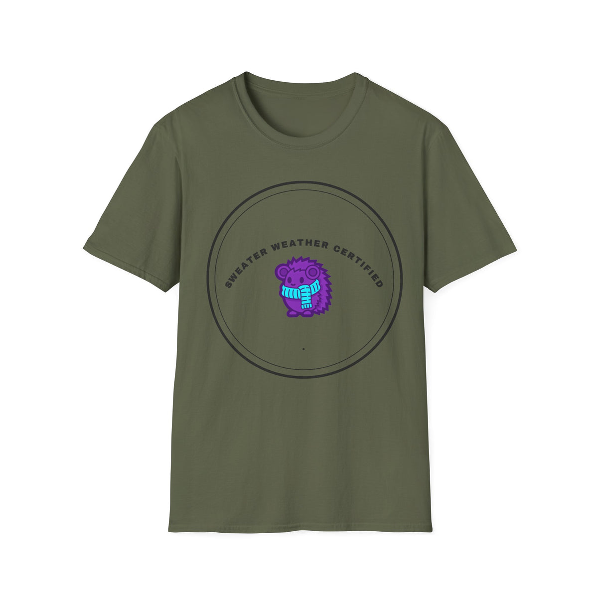 “Water Weather Certified” Graphic T-Shirt — Cute Purple Monster Badge Tee - Trending Now - September 2026