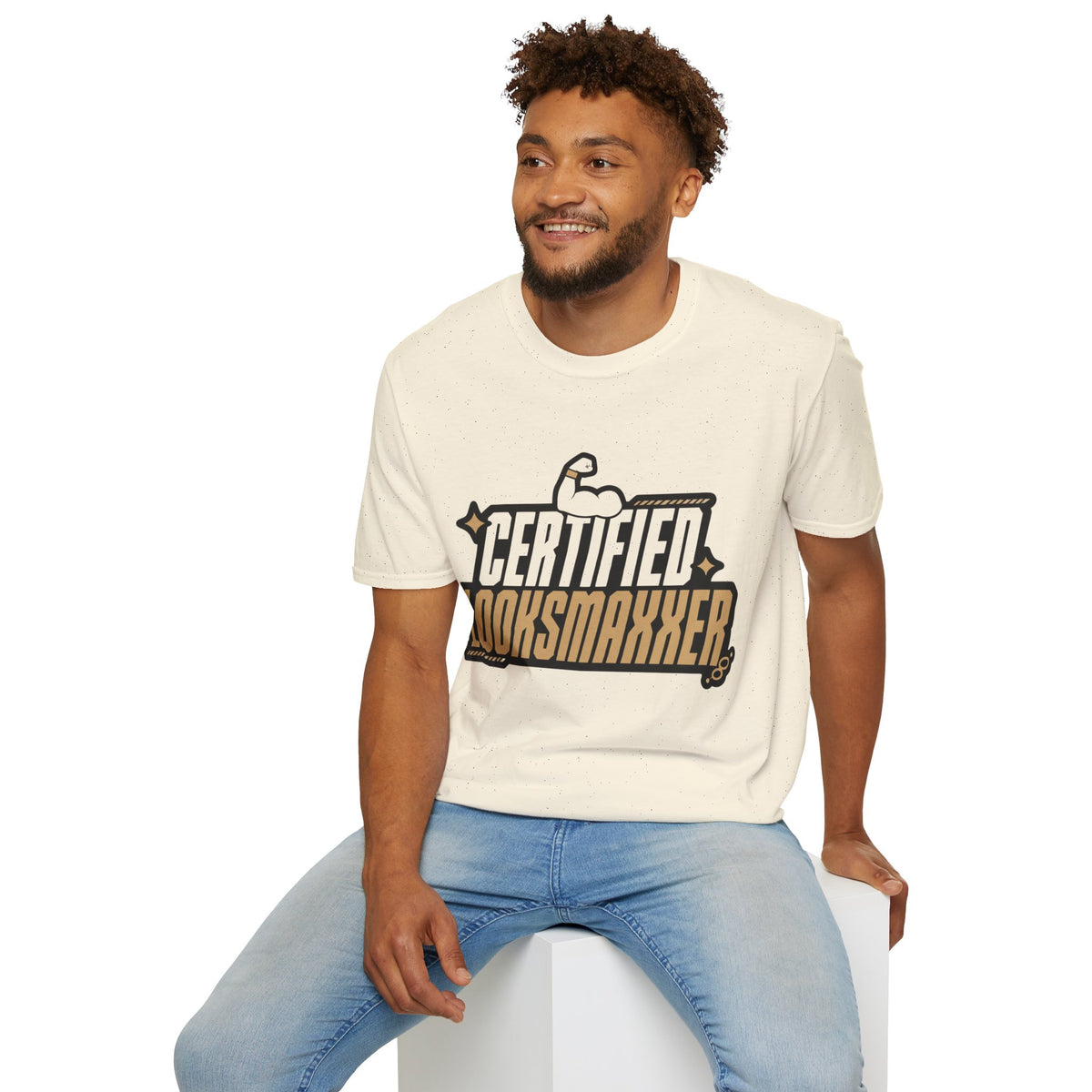 Certified Looksmaxxer T-Shirt — Funny Fitness & Glow-Up Tee - Trending Now - August 2026