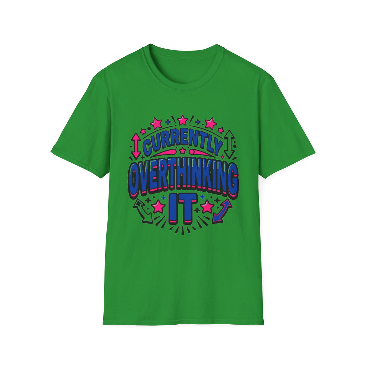 Currently Celebrating T-Shirt — Retro Neon Festival Graphic Tee - Trending Now - August 2026