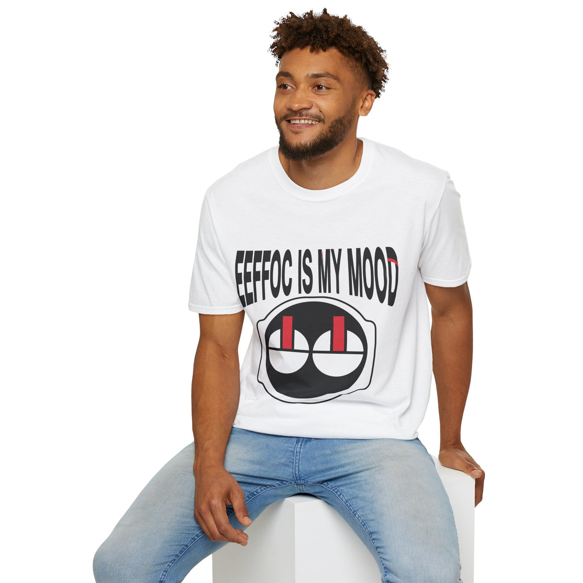 T-Shirt — “EFFOC Is My Mood” Graphic Tee (Emo/Edgy Smiley Design) - Trending Now - August 2026