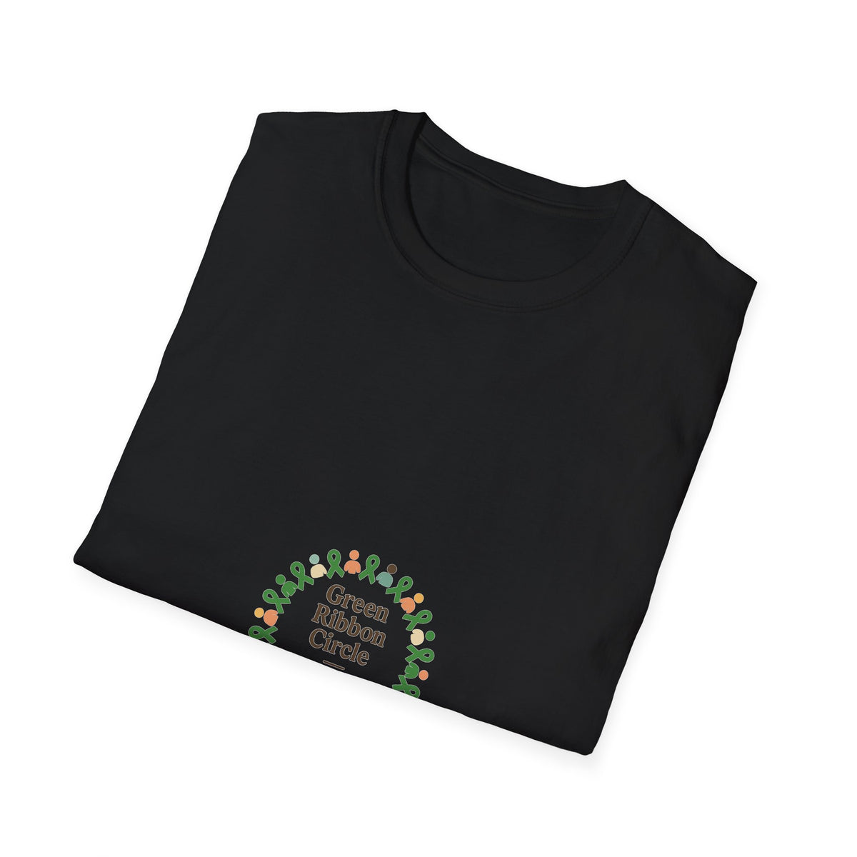 Green Ribbon Circle T-Shirt — Awareness Support Tee - Trending Now - October 2026