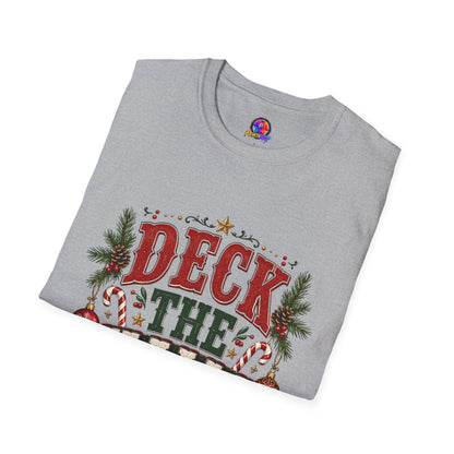 Deck the Halls Y'All T-Shirt — Festive Christmas Holiday Tee