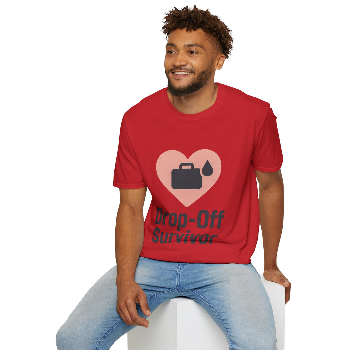 Drop-Off Survivor T-Shirt — Heart & Inkjet Printer Rescue Tee - Trending Now - August 2026