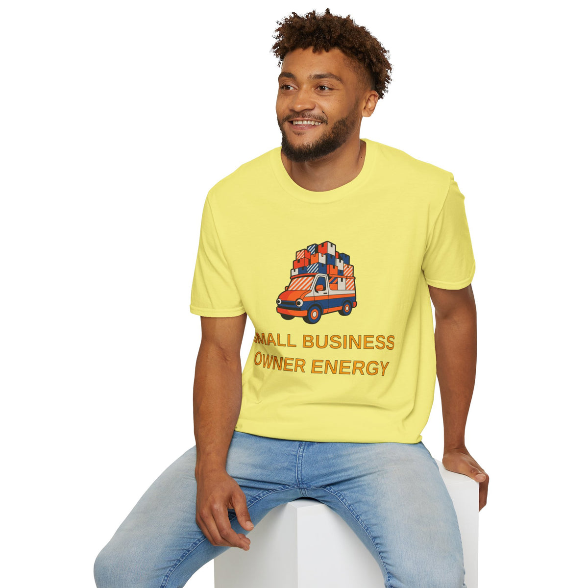Small Business Owner Energy T‑Shirt — Delivery Van Stack Graphic Tee - Trending Now - August 2026