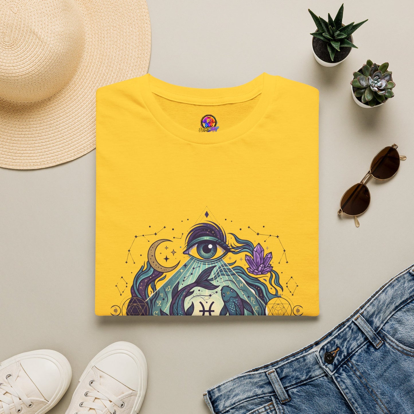 Pisces Mystic T-Shirt — 'I See Things You Don't' Astrology Tee