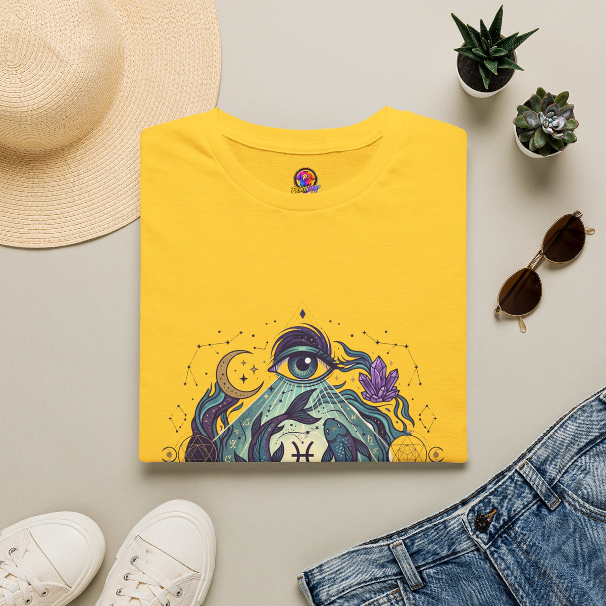 Pisces Mystic T-Shirt — 'I See Things You Don't' Astrology Tee