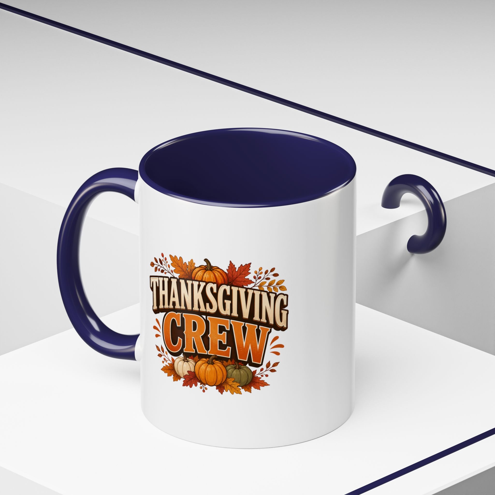 Thanksgiving  Mug — Autumn Pumpkin Accent Mug