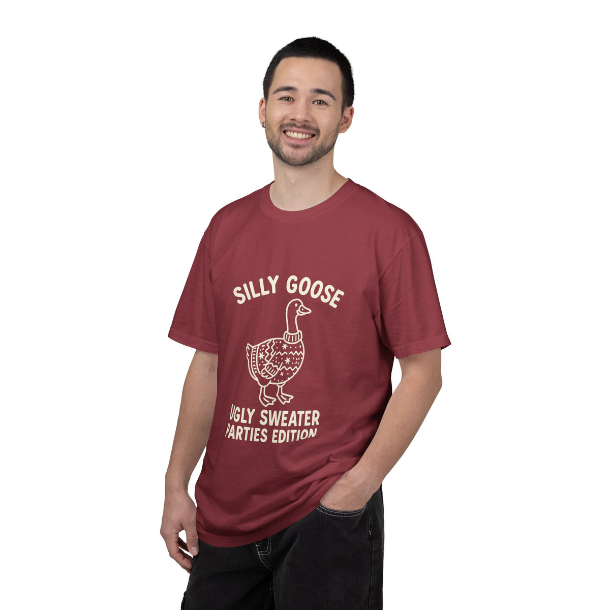 Silly Goose Ugly Sweater Parties Edition T-Shirt - Trending Now - October 2026