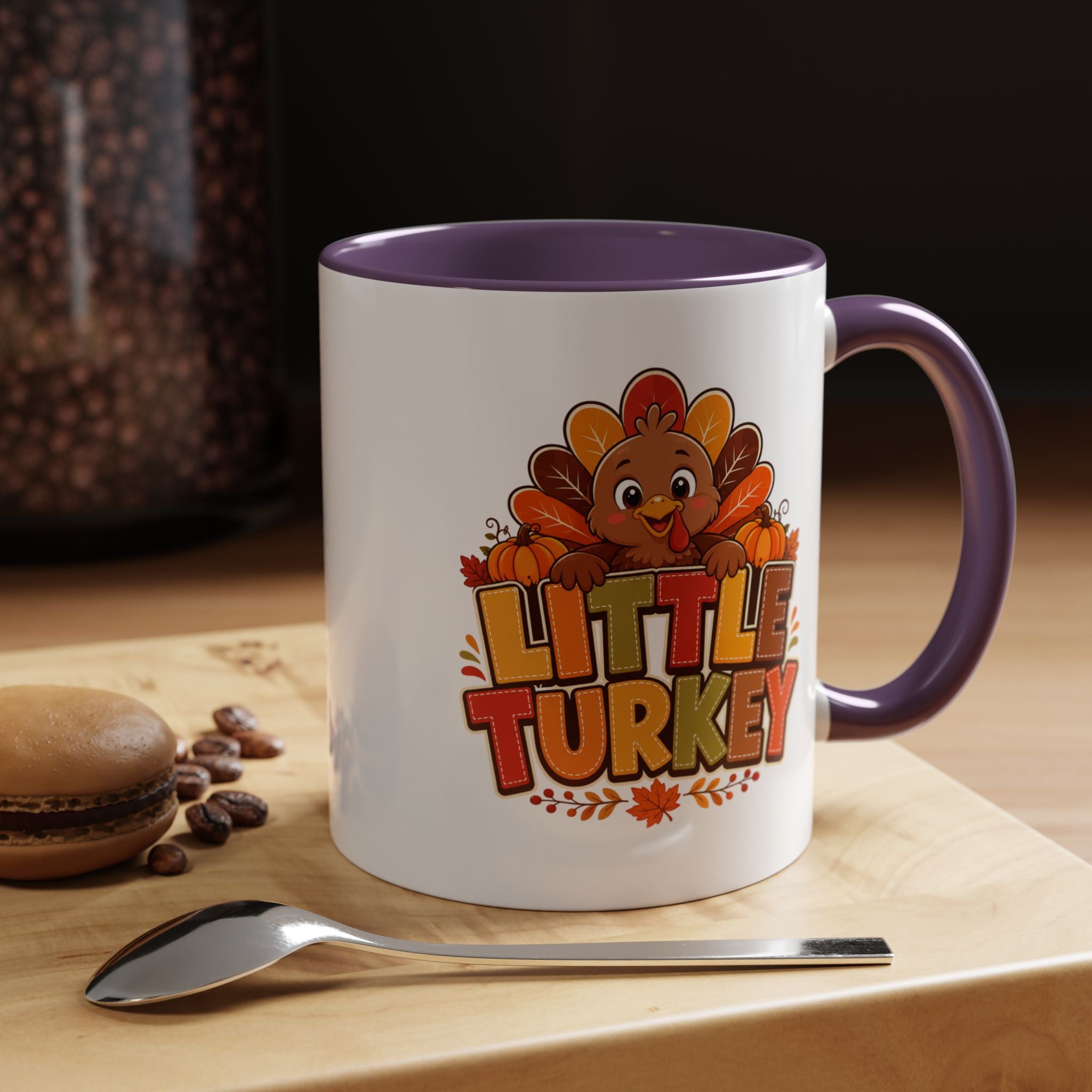 Thanksgiving Mug Little Turkey Coffee Mug — Cute Thanksgiving Kid Mug