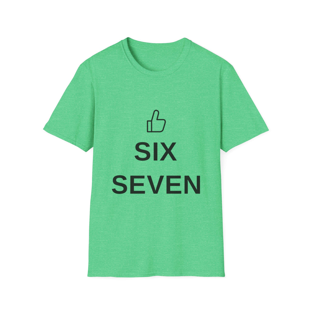 Six Seven Thumbs Up T-Shirt - Minimalist Positive Graphic Tee - Trending Now - September 2026
