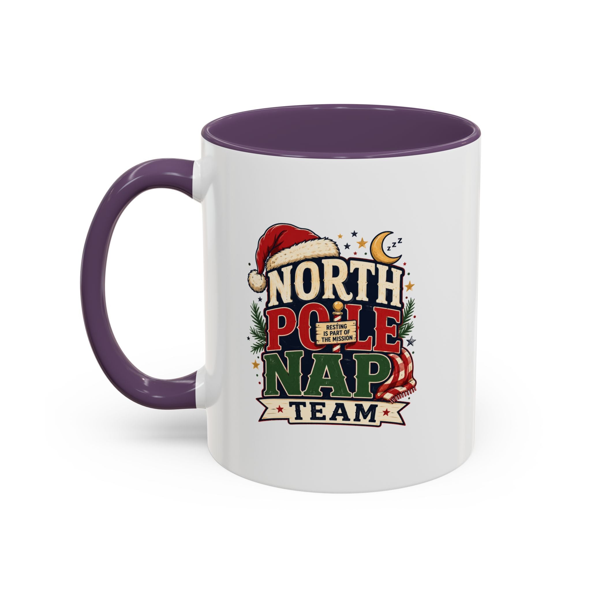 Accent Coffee Mug North Pole Nap
