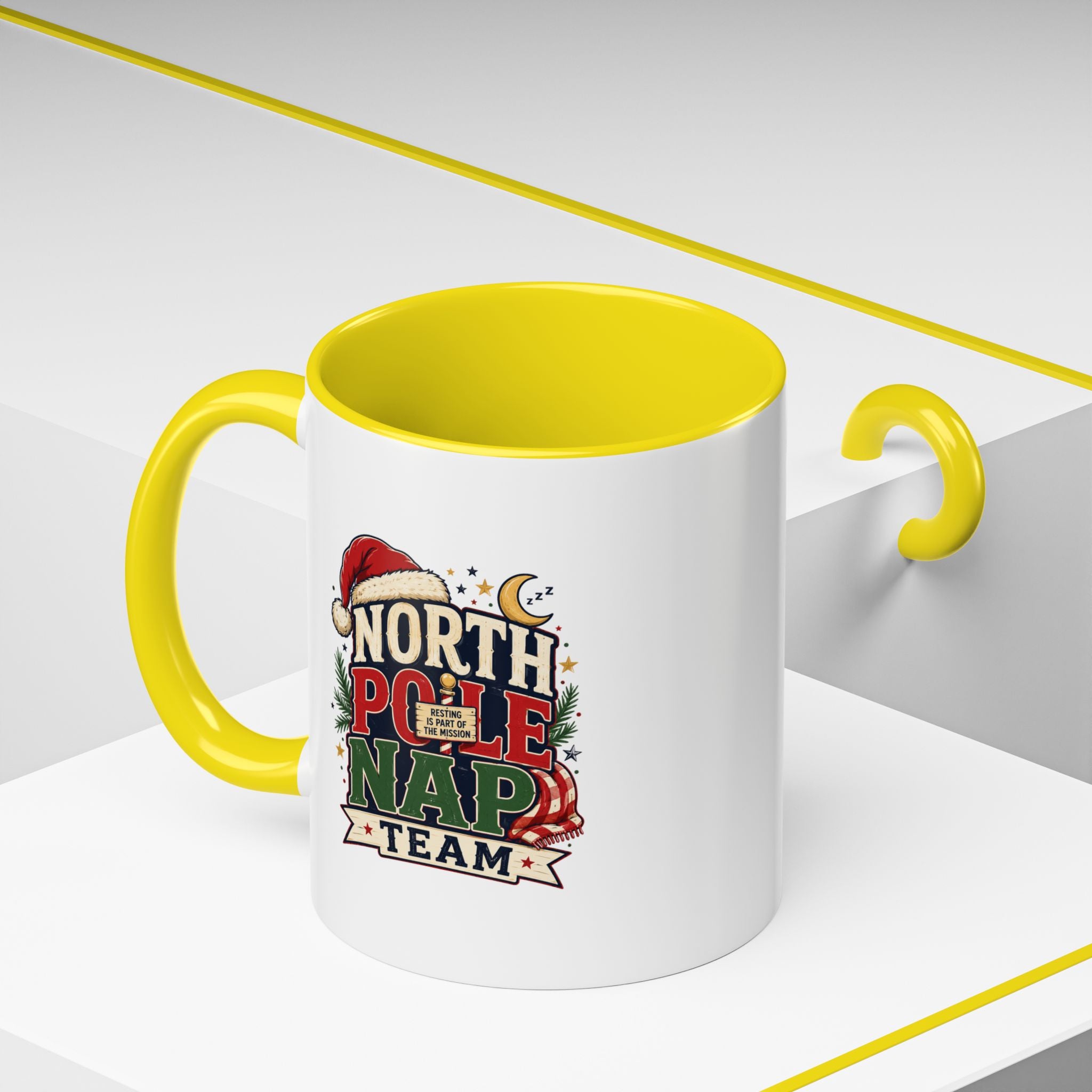 Accent Coffee Mug North Pole Nap