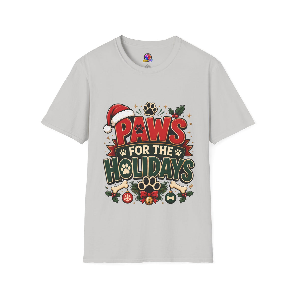Paws for the Holidays T-Shirt — Festive Christmas Pet Lover Tee