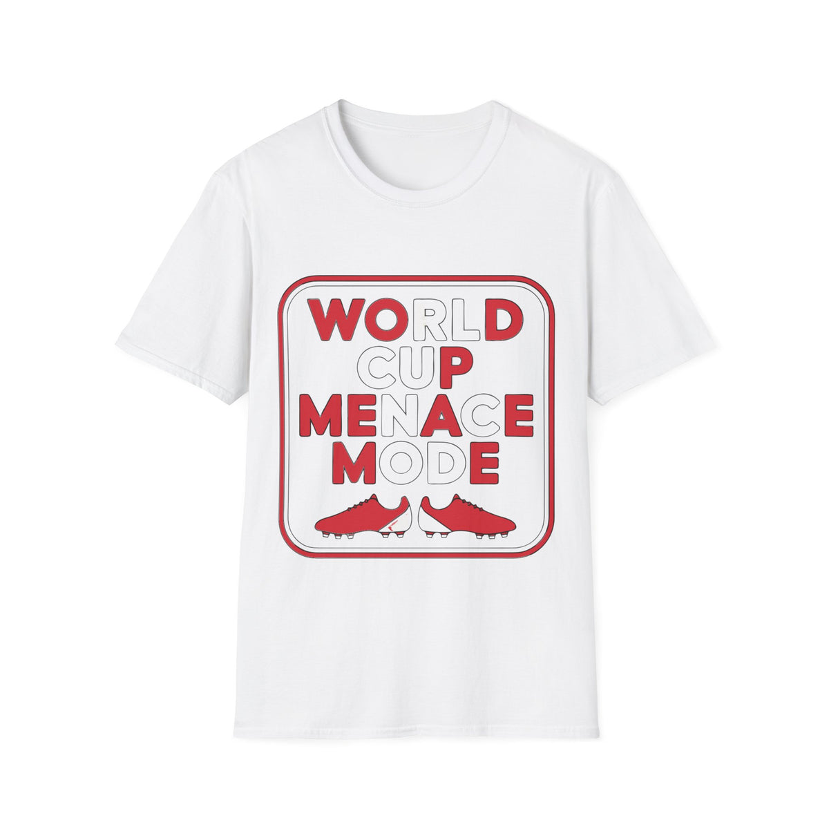 T-Shirt — "World Cup Menace" Retro Soccer Graphic Tee - Trending Now - August 2026