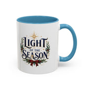 Christmas Light of the Season Accent Coffee Mug — Holiday Christmas Tea Cup