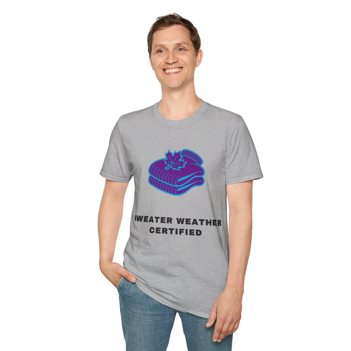 Sweater Weather T-Shirt — "Sweater Weather Certified" Cozy Fall Graphic Tee - Trending Now - September 2026