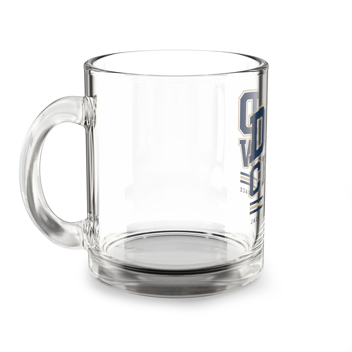 Glass Mug, 10oz Milo Bailey Dog Dad Mom Glass Mug, 10oz