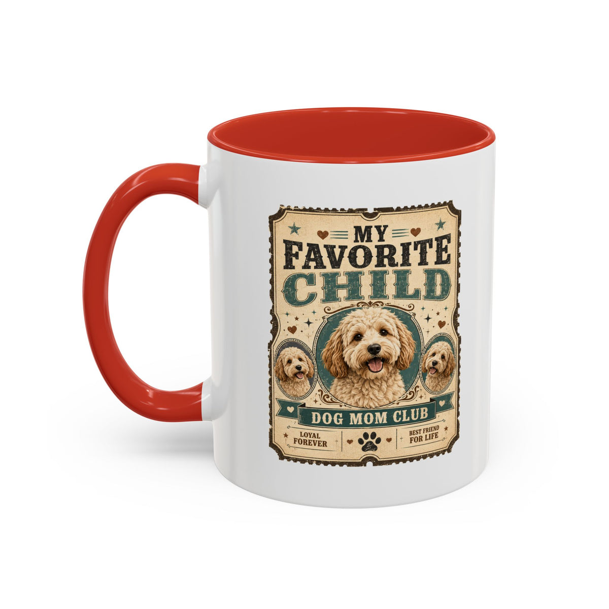 Milo Bailey Dog Dad Mom My Favorite Child Dog Mom Coffee Mug — Funny Dog Mom Gift