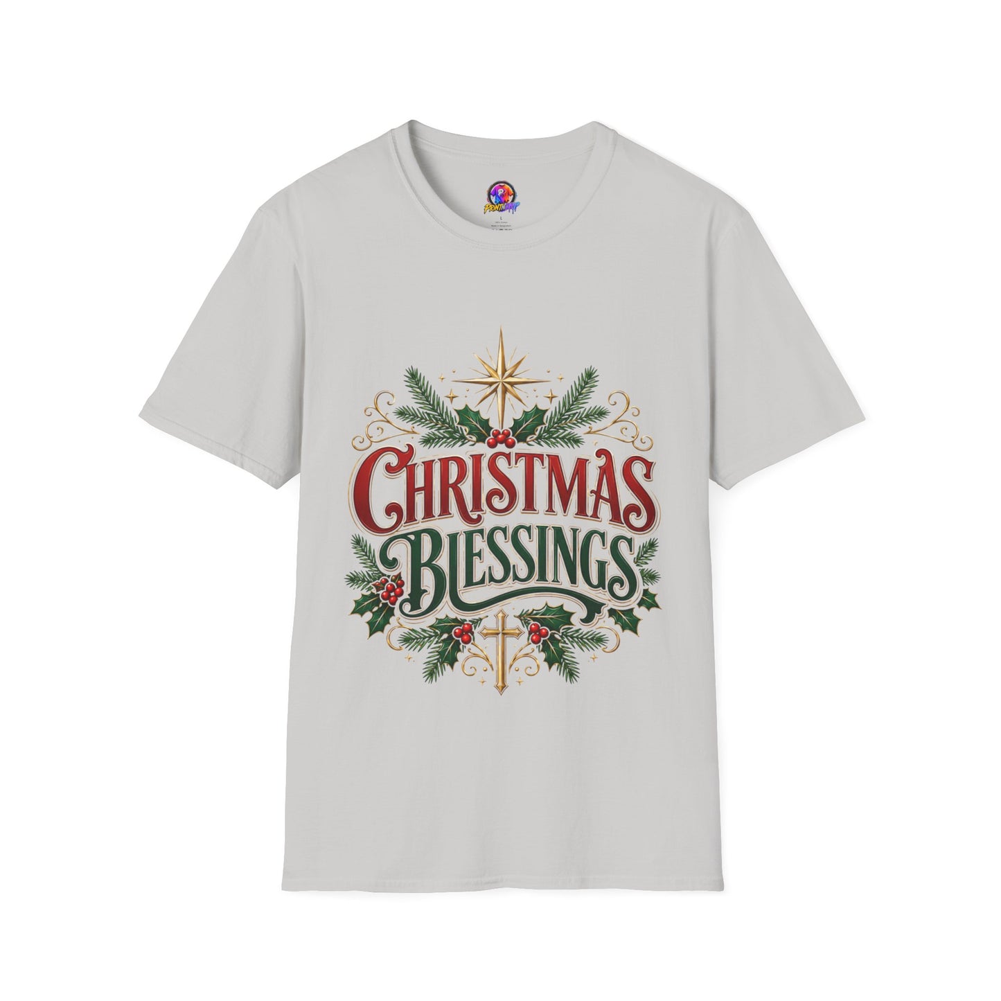 Christmas Blessings T-Shirt – Festive Holiday Graphic Tee