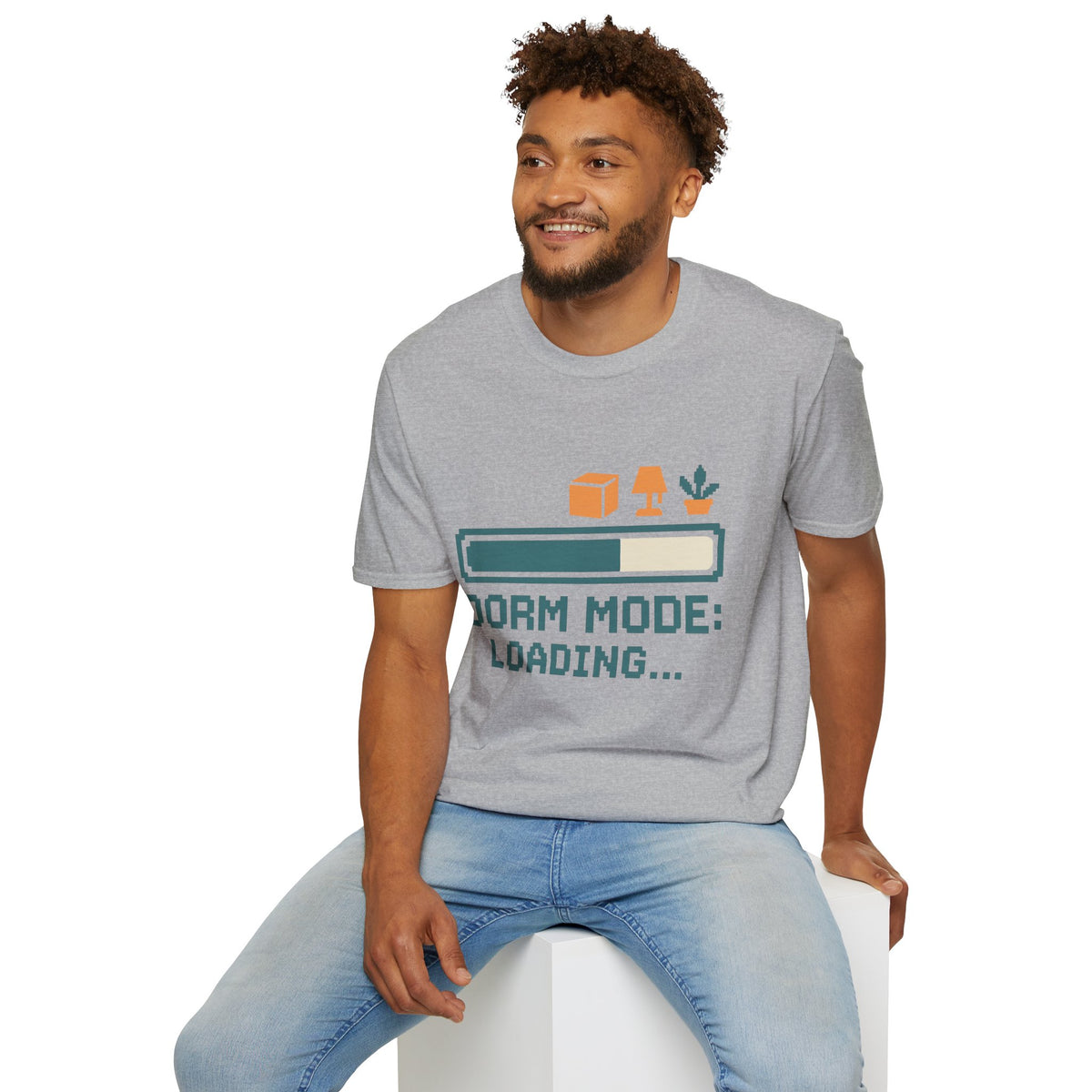 Dorm Mode Loading T‑Shirt — Funny Moving/College Moving Tee - Trending Now - August 2026