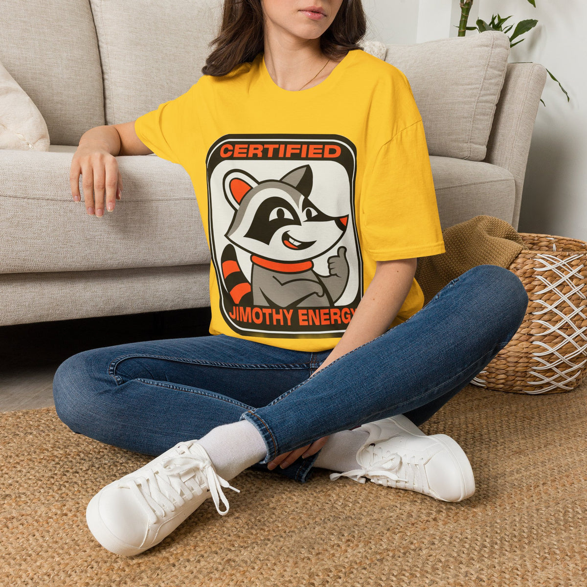 Certified Timothy Energies T-Shirt — Retro Raccoon Graphic Tee - Trending Now - August 2026