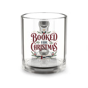 Christmas Glass Mug Booked for Christmas 10oz Glass Mug — Holiday Reading Coffee Cup