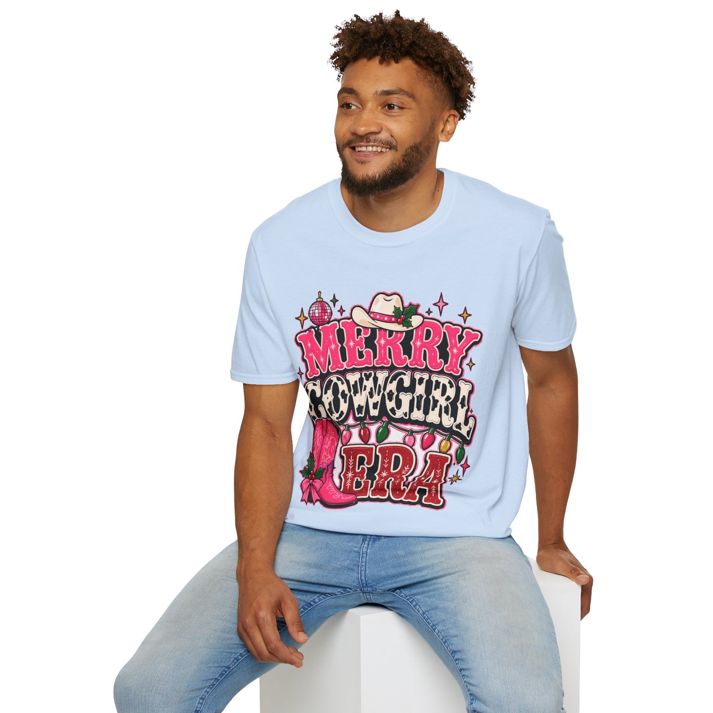 Merry Cowgirl Christmas T-Shirt