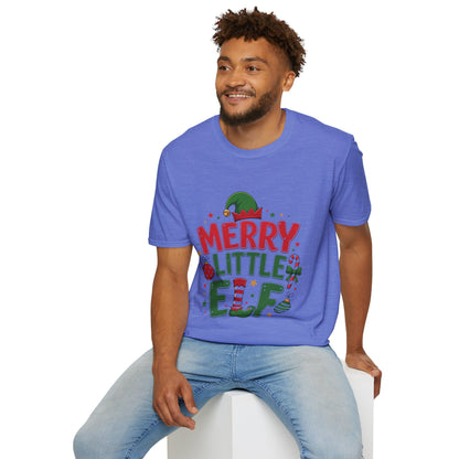 Merry Little Elf T-Shirt — Festive Christmas Holiday Tee