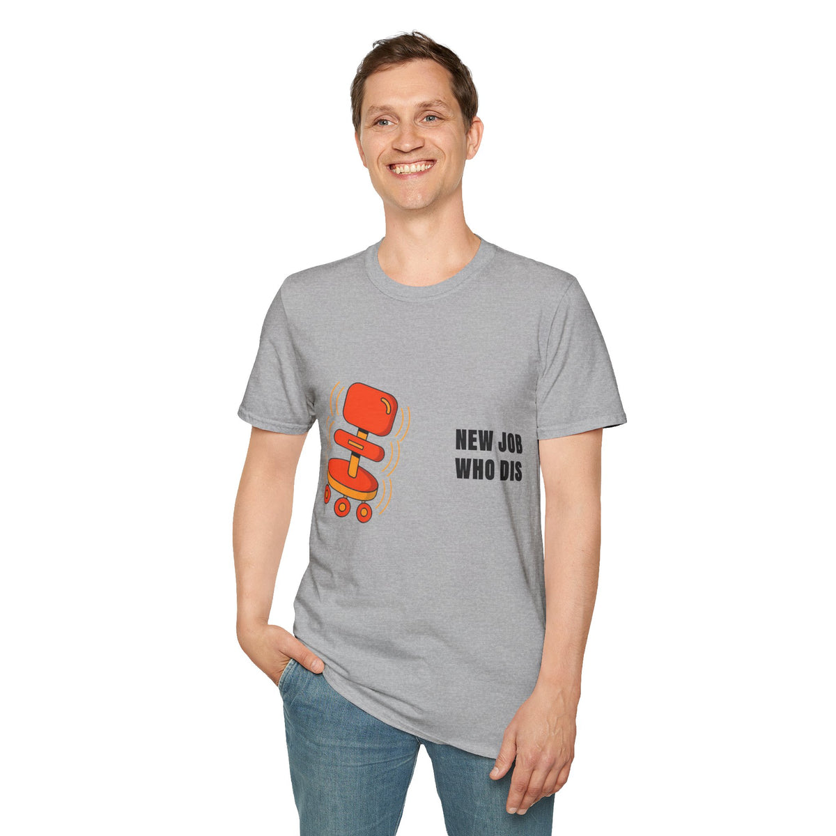 T-Shirt — 'New Job Who Dis' Funny Career Change Tee - Trending Now - September 2026