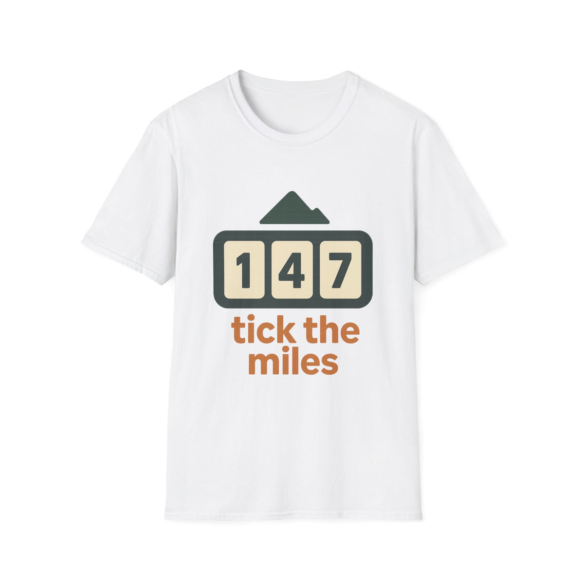 T-Shirt — 'Tick the Miles' Mileage Counter Graphic Tee - Trending Now - September 2026