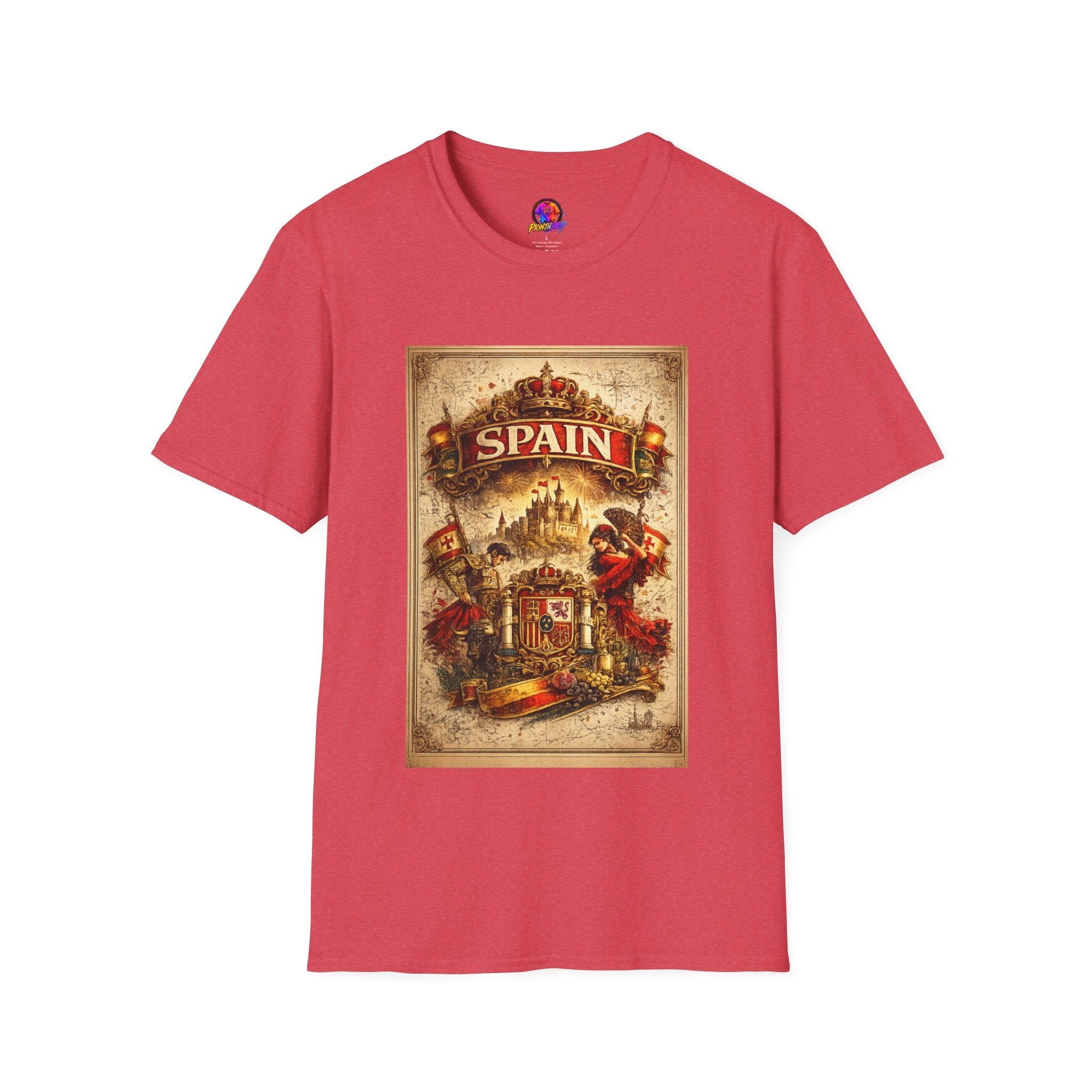 Spain Vintage Travel Graphic T‑Shirt — Retro Spanish Landmark Tee